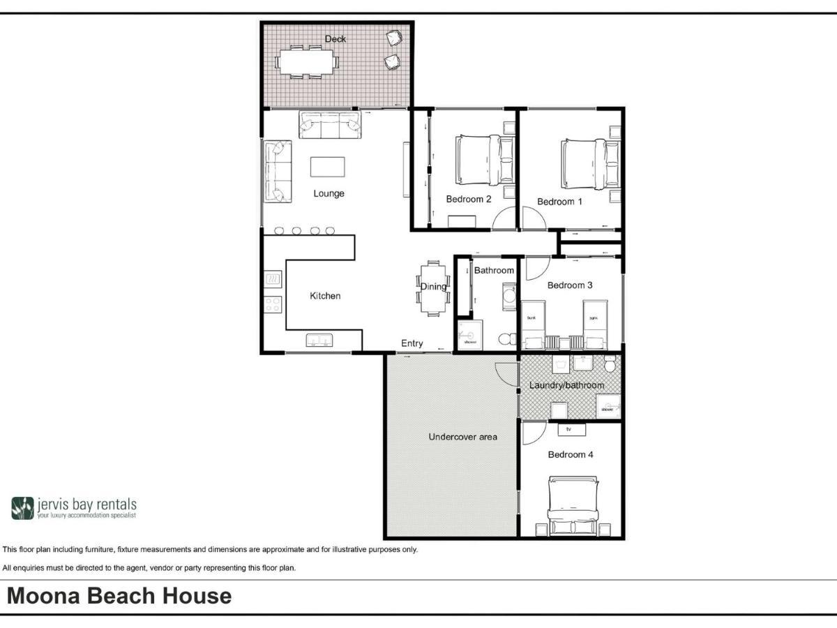 Moona Beach House By Jervis Bay *